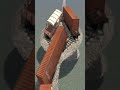 Crazy Train Running On Craziest Circle Railroad Tracks 💥😳 BeamNG.Drive Train simulator 3D #shorts