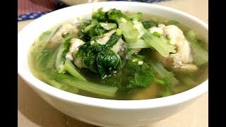 របៀបធ្វើសម្លស្ងោរស្ពៃជាមួយត្រីរស់ | Cabbage Soup with Fish - មេផ្ទះ (Housewife)
