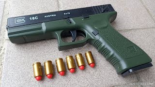 GLOCK 18C blowback...using Ejection soft shell bullet..Amazing for toy gun collector screenshot 4