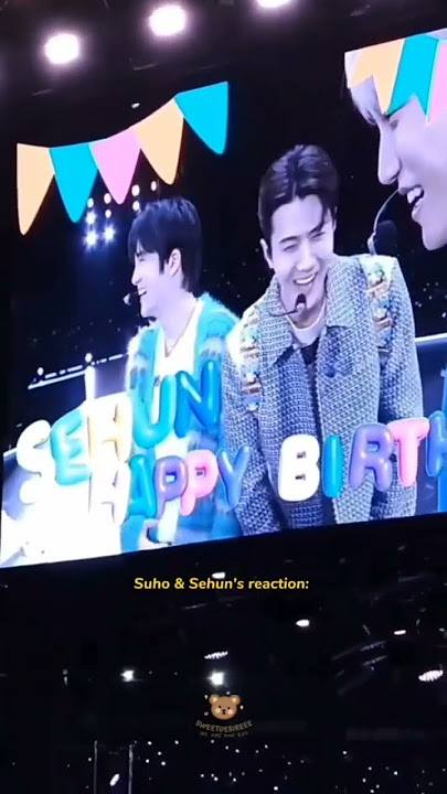 Sehun tetep bayik dimata member🥰🤣#exo #sehun #birthday