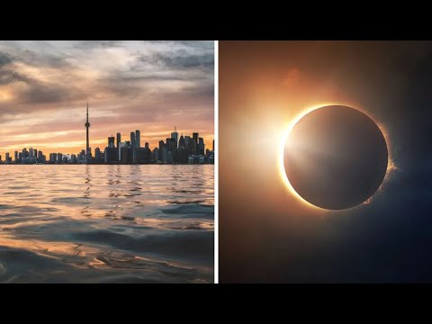 Solar Eclipse April 8 2024 Toronto Canada 🇨🇦 - YouTube