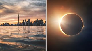 Solar Eclipse April 8 2024 Toronto Canada 🇨🇦