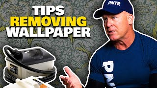 How to remove wallpaper.  Tips removing wallpaper with a steamer.