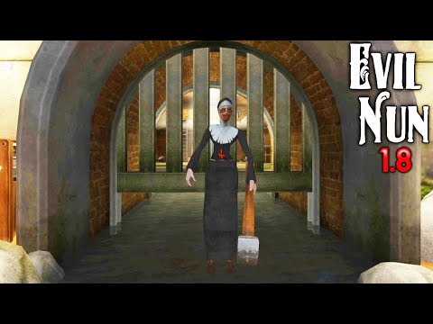 Видео: СБЕЖАЛ на КРОКОДИЛЕ от МОНАШКИ НОВАЯ КОНЦОВКА ОБНОВЛЕНИЕ в МОНАХИНЕ! - Evil Nun