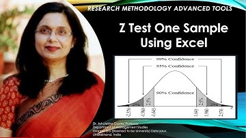 Z Test One Sample Using Excel(z test)(one sample)(excel)
