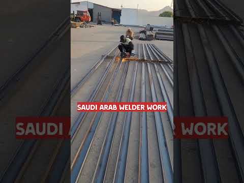 Saudi Arab Welder Work Saudi Gulf Shorts Youtubeshorts