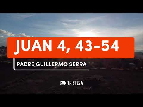 ✴️ EVANGELIO del DÍA 20 de MARZO con el PADRE GUILLERMO SERRA 📌 JUAN 4, 43 54