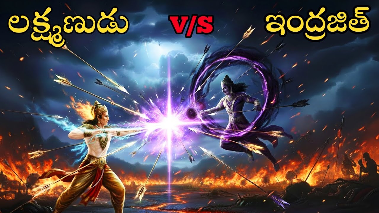 లక్ష్మణ vs ఇంద్రజిత్ మహా యుద్ధం: రామాయణంలో అత్యంత భయంకరమైన పోరు | Laxmana vs Indrajit War Scene