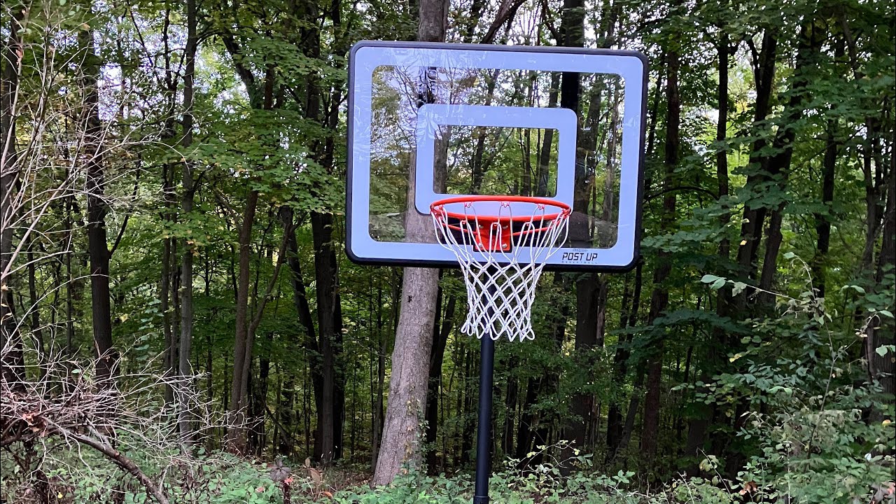 GoSports Post Up Portable Basketball Hoop | Play on Grass or Sand