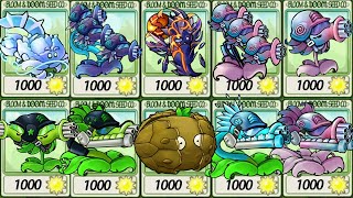 PvZ Fusion 3.3 – Explode Obsidian Jalapeno \u0026 Machine Turret vs 999 Gargantuars!