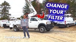 Why It's Important To Replace Hydraulic Fluid Filter On A  Bucket Truck