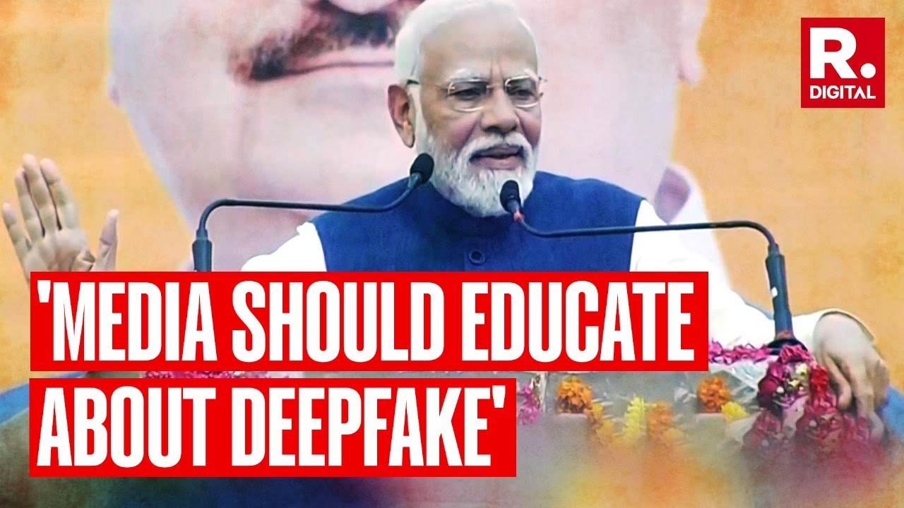 Prime Minister Modi Talks About Deepfake And Its Dangers While ...