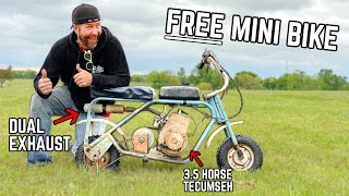We Got a Vintage MTD Mini Bike (for FREE!) Can We make it Run + Ride?
