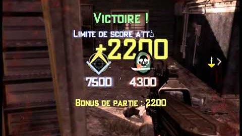 MW3 double kill  headshot +killcam final P90