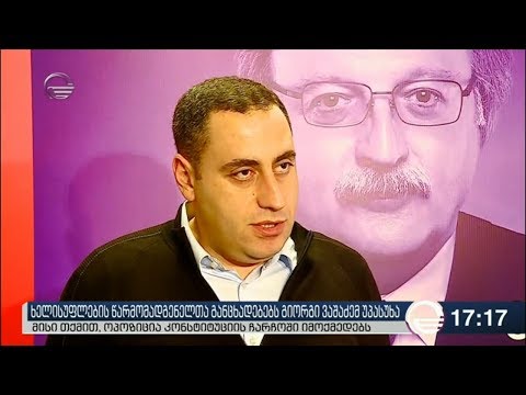 გიორგი ვაშაძე ოპოზიცია კონსტიტუციის ჩარჩოში იმოქმედებს