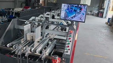 High Speed Prefolding Lock Bottom Folder Gluer Machine ZH-900YF(300m/min) #foldergluer #machine