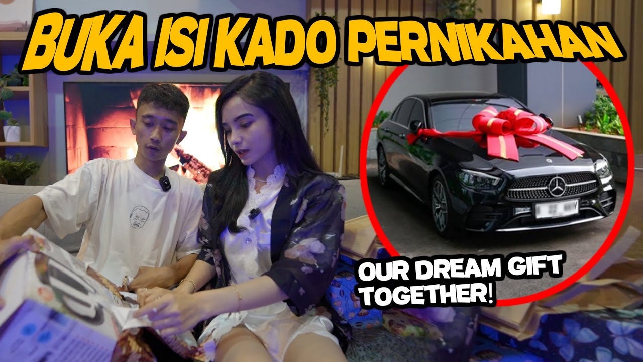 ISI KADO PERNIKAHAN CHERRY DAN DEWI, INI UNIK BANGET‼️ DEWI BAHAGIA SAMPAI NANGIS DAPET INI