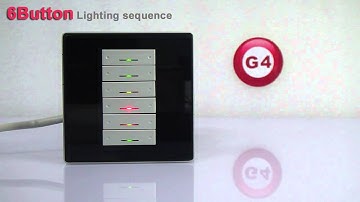Smart-Bus (S-Bus G4) 6 Gang Button Led Sequence