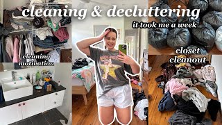 cleaning and decluttering my ENTIRE house *this took 8 days*