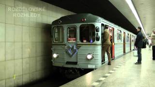 Metro Praha - Historická souprava Ečs - Mikulášské jízdy 2011