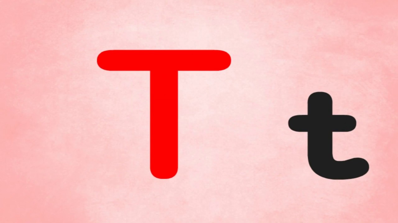 字母 T | The Letter T | 筆順動畫 - YouTube