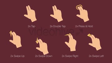 29 Animated Touch Gestures | After Effects Project Files - Videohive template