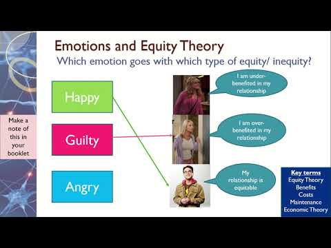 Equity Theory - Relationships