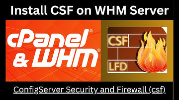 Install CSF ( ConfigServer Security and Firewall ) on WHM / cPanel Linux Server #cpanel  #CSF  #whm
