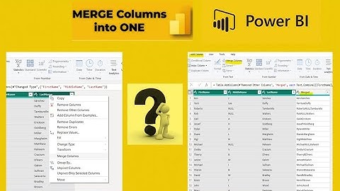Merge columns with Power Query in Power BI