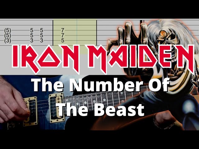 Iron Maiden -The Number Of The Beast - Rhythm Guitar Tutorial