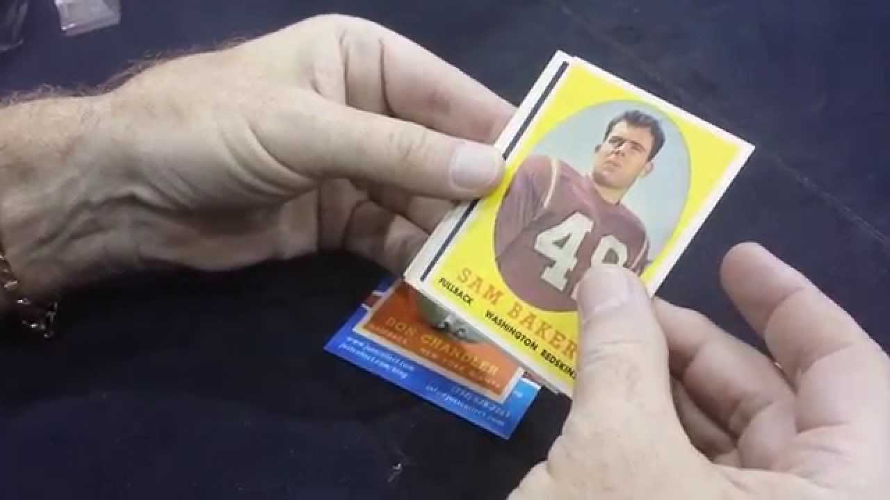 1958 Topps football cello pack break