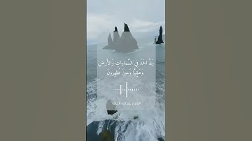 تلاوة خاشعة\\قارئ عبدالله الخلف \\سورة الروم \\حالات واتس اب (فَسُبحانَ اللَّهِ حينَ تُمسونَ)