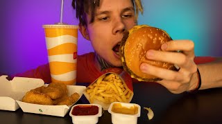 Mukbang Mcdonald's Double Royal Cheeseburger & Chicken Nuggets / Asmr No Talking