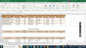 Shelly Cashman Excel 365/2021 | Module 6: SAM Critical Thinking Project 1c #shellycashman
