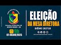 Eleição da Mesa Diretora 2027 a 2028 - CMMN/RO (09/07/2025)
