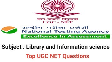 UGC NTA NET Library and Information science questions