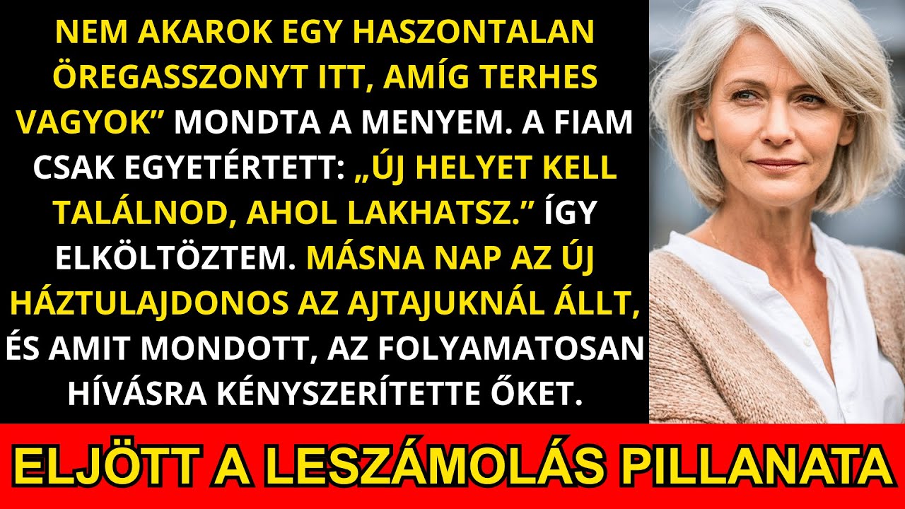 A Menyem Terhes Lett, És Azt Követelte, Hogy Költözzek El – Így Hát Elmentem, És Eladtam A Házat.