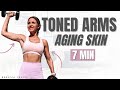 TONED ARMS Workout For Aging Skin (get rid of bat wings) Mp3 Song