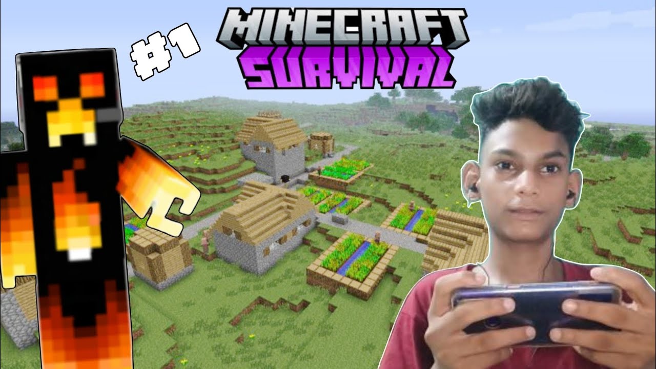 MINECRAFT SURVIVAL GAME PLAY VIDEO IN HINDI #1 - YouTube
