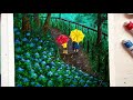 Rainy Day Monsoon Special Acrylic Painting |  #youtubeshorts #shorts | Paint It