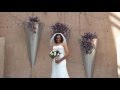 Singing bride walking down the aisle surprises groom, everyone | Original wedding song