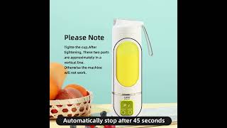 USB Rechargeable Portable Cordless Blender and Handheld Juicer -https://temu.to/k/e3wgwab5yie