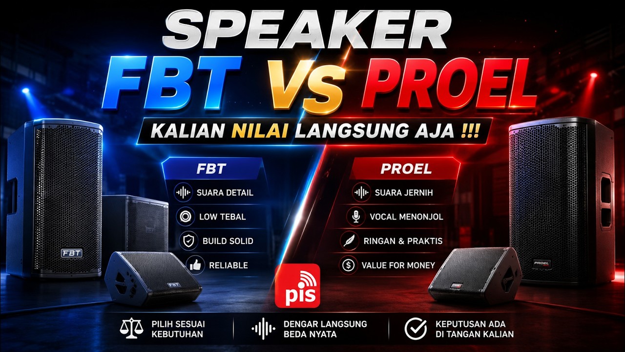 2 SPEAKER BRAND DARI ITALY NIH, GIMANA MENURUT KALIAN ??? FBT Vs PROEL