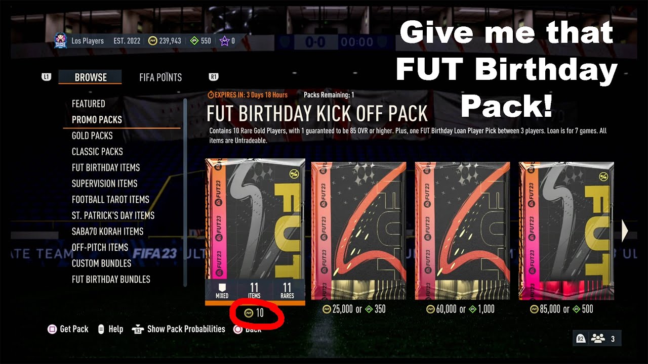 FIFA 23 FUT Birthday Pack