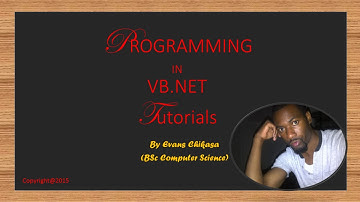 1. VB .NET Tutorials for Beginners (Introduction to Programming)