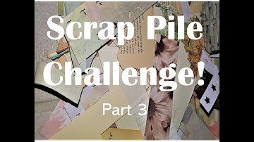 Junk Journal Ep 3 Bust Your Scrap Pile Challenge! Mini Series  + DIY CLEAR GESSO The Paper Outpost