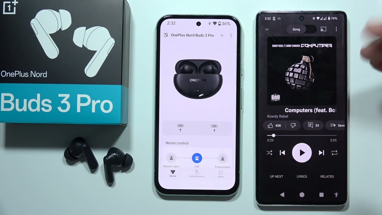 OnePlus Nord Buds 3 Pro: отключение жестов сенсорного датчика