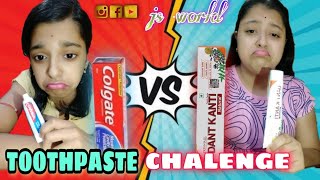 Eating Toothpaste Challenge