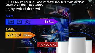PIX-LINK 1200M Dual-Band Mesh WiFi Router Smart Wireless Internet ... — Best Deal 2026 | Shop Now!