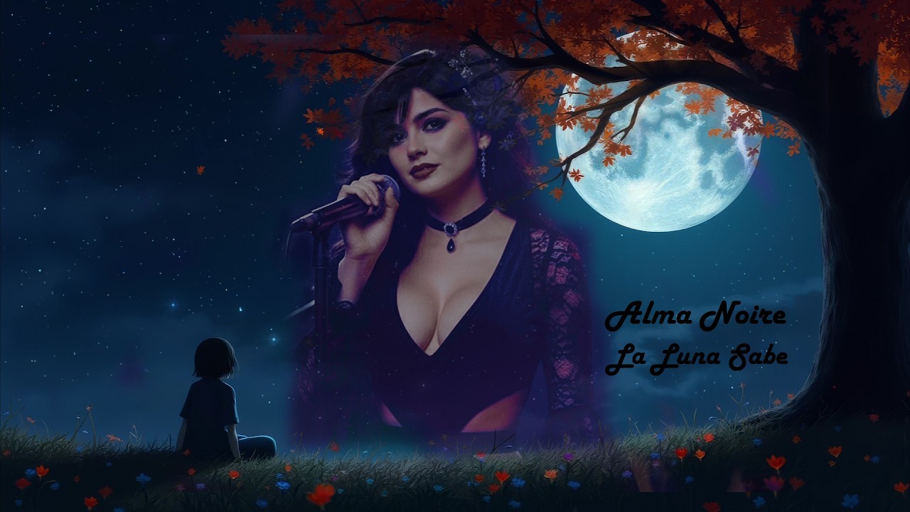 Alma Noire - La Luna Sabe Lyrics Video